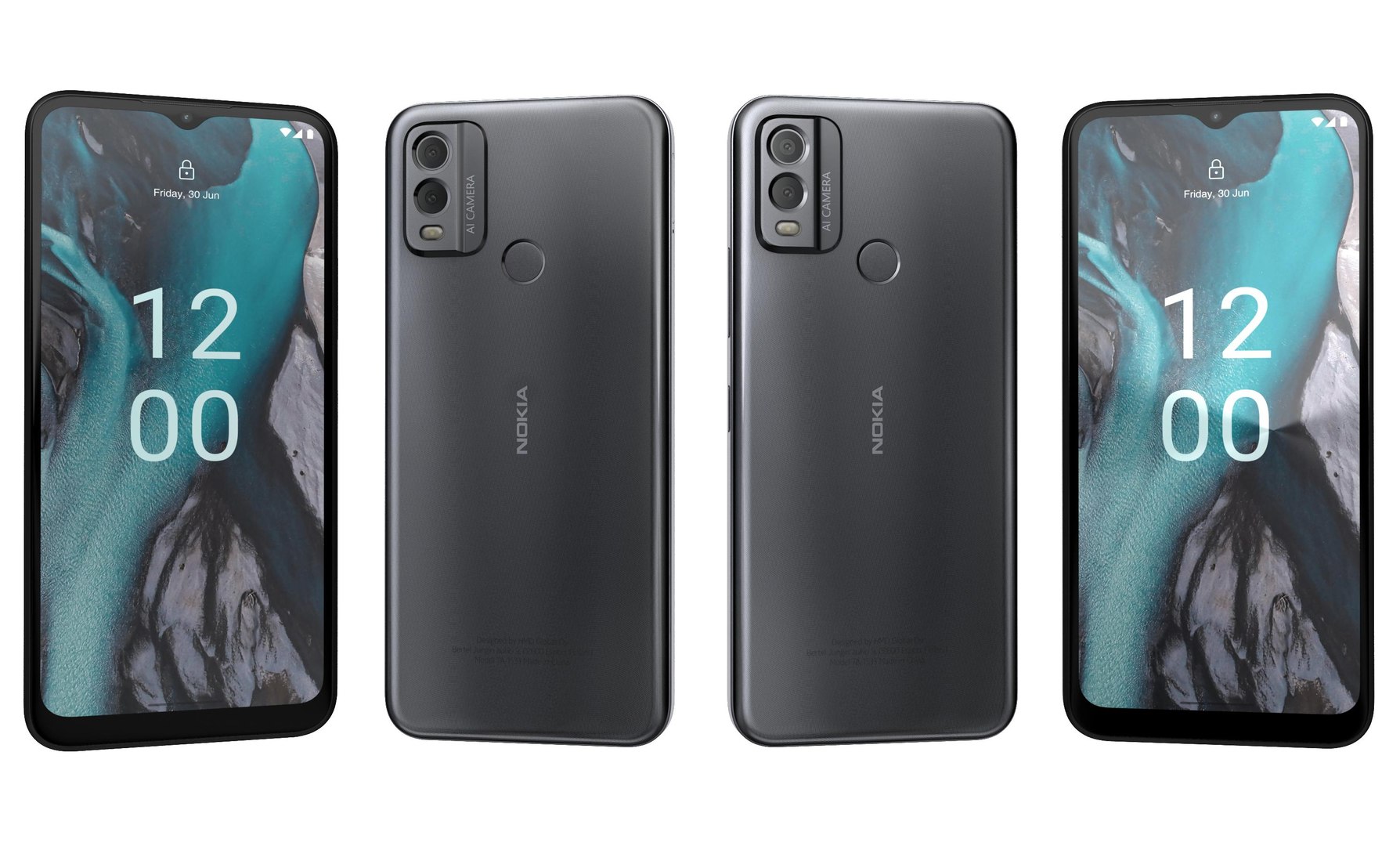 3D Nokia C22 Black - TurboSquid 2070656