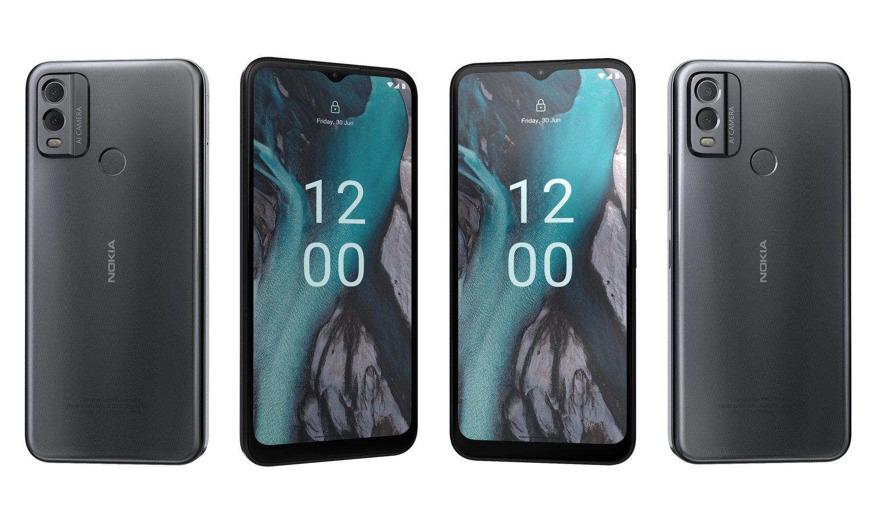 3D Nokia C22 Black - TurboSquid 2070656