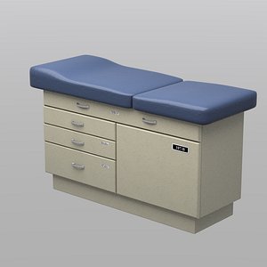 medical table bed 3D model