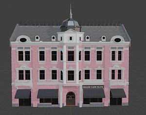Czell Palace - Historic Landmark from Brasov model