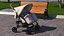 3D Double Baby Stroller
