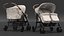 3D Double Baby Stroller