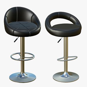 3D Bar Stool Chair Back Support