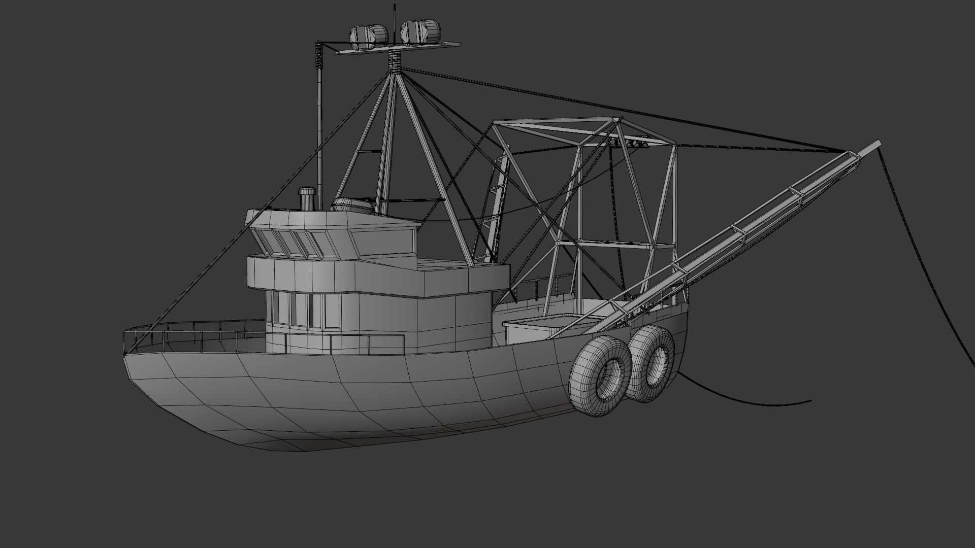 Fishing Vessel Model - TurboSquid 2278767