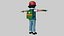 ash ketchum satoshi main 3D