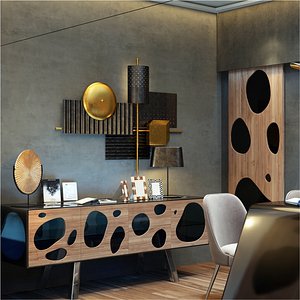 Office Meeting Room 3D model