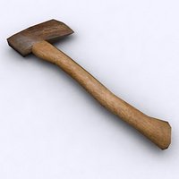 Low poly Handaxe