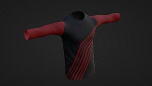 T-shirt Red - Black