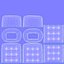 Inflatable Air Mattress Purple