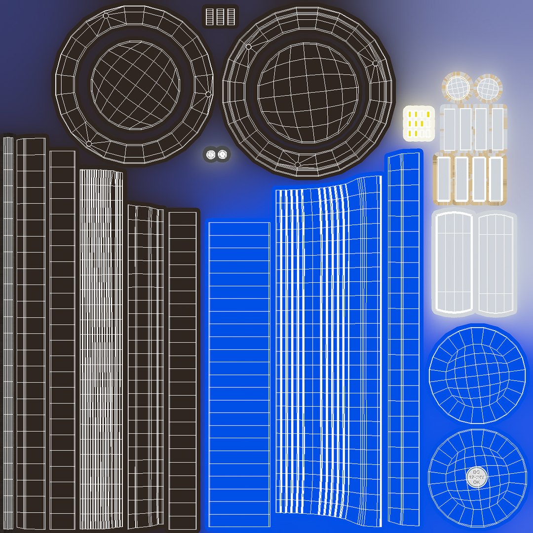 LED Beacon Blue Model - TurboSquid 1872201