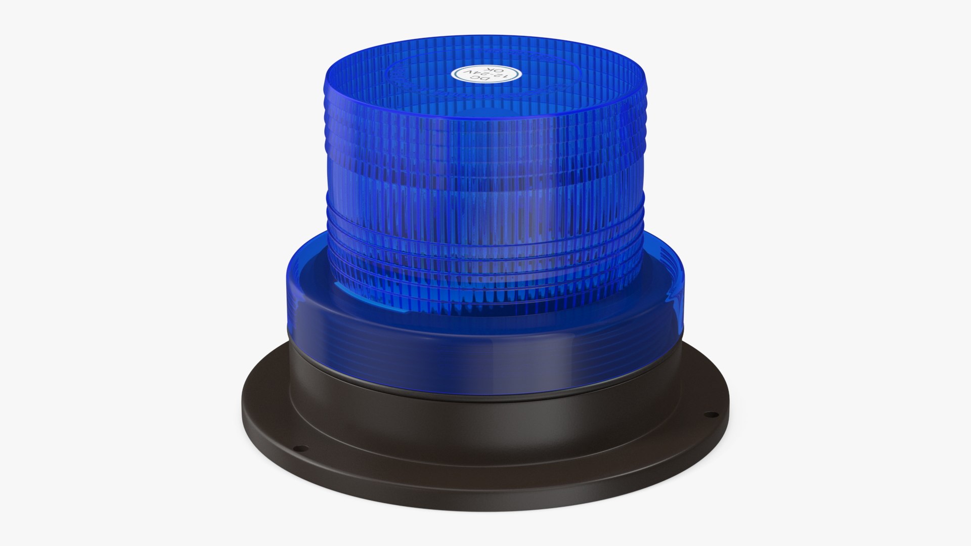 LED Beacon Blue 3D model preview