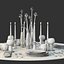 3ds max tableware decor set