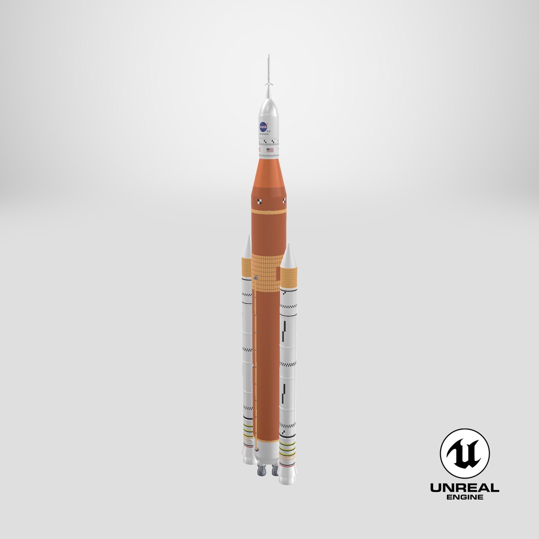 SLS Block 1 Rocket model https://p.turbosquid.com/ts-thumb/Hm/1WQXPq/q4/stemcell_unreal_render/png/1722618088/1920x1080/fit_q87/5b4d63de047f6c1a64770e6c2c18fe9e17ca0f5a/stemcell_unreal_render.jpg