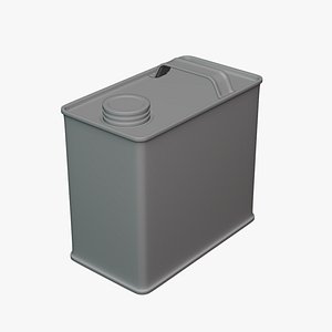3D Basic Coffee Storage Jar - Geometry Only No Textures No Materials model
