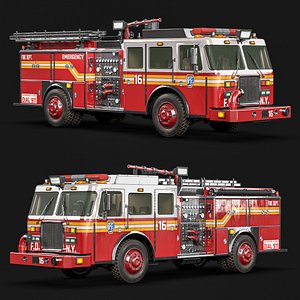 Fire truck 3D model
