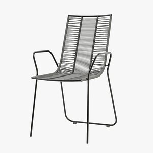 3d model of elba chair