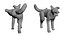 Peeing  dog Border Collie 3d printable