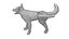 Peeing  dog Border Collie 3d printable