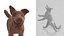 Peeing  dog Border Collie 3d printable