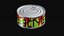 3D Aluminium Food Can Small PBR model