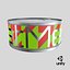 3D Aluminium Food Can Small PBR model