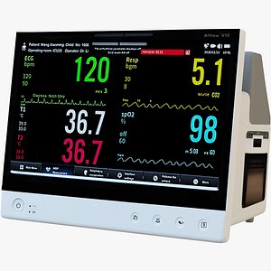 3D model AIView V10 Patient Monitor