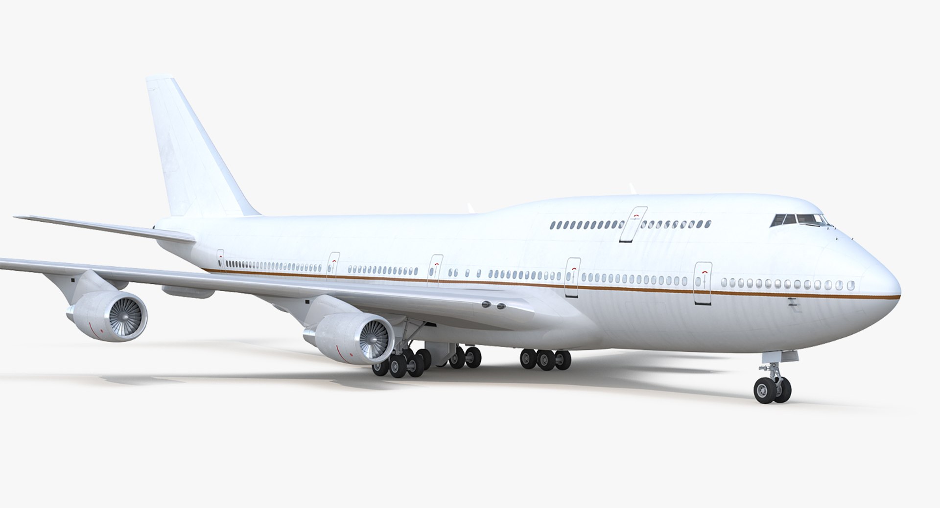 Boeing 747-400 Generic 3D model preview