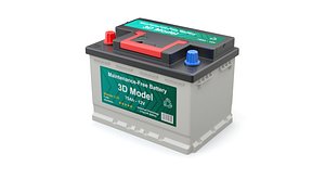 battery car 3D