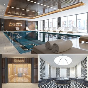 3D SPA Pool Interior