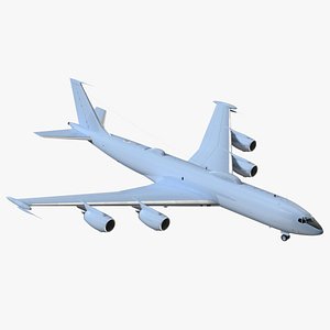 Navy Aircraft Blue 3D model