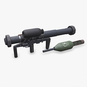 Panzerfaust 3 Low-poly PBR 3D