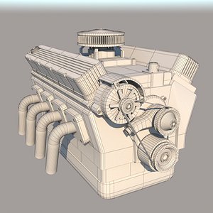 engine 3d model