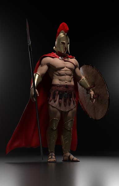 Spartan Warrior 3D - TurboSquid 1982347