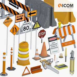 Road Construction Tools and Equipment Bundle
