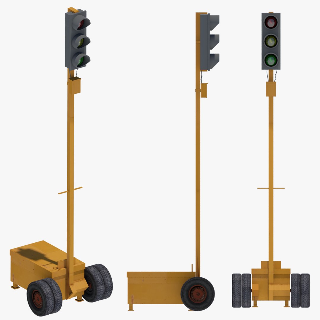 3d Model Of Road Construction Tool Equipment