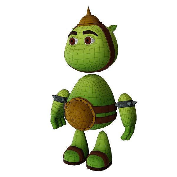 3D Lowpoly Cartoon Orc Rig model - TurboSquid 1986522