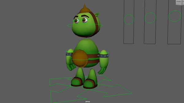 3D Lowpoly Cartoon Orc Rig model - TurboSquid 1986522