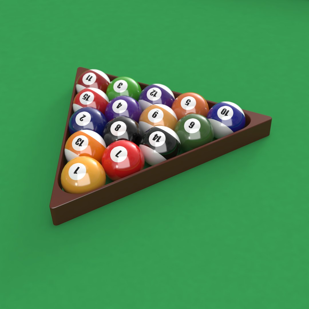 Billiard Games Realistic Model TurboSquid 1189563