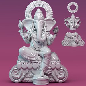 3D model Ganesha
