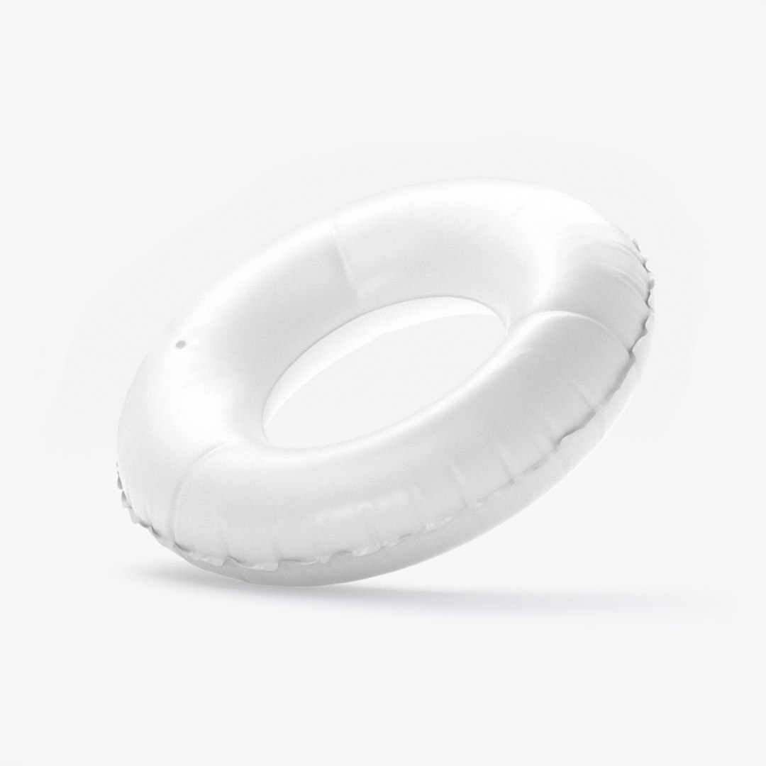 3D Inflatable Swim Ring swimming round donut pool TurboSquid 2015372