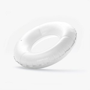 3D Inflatable Swim Ring - swimming round donut pool