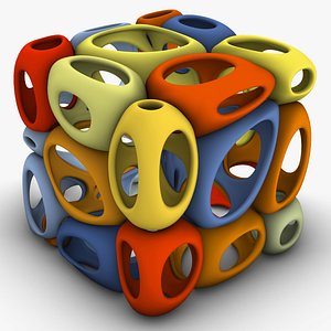 Smooth Voronoi Cube Cells 02