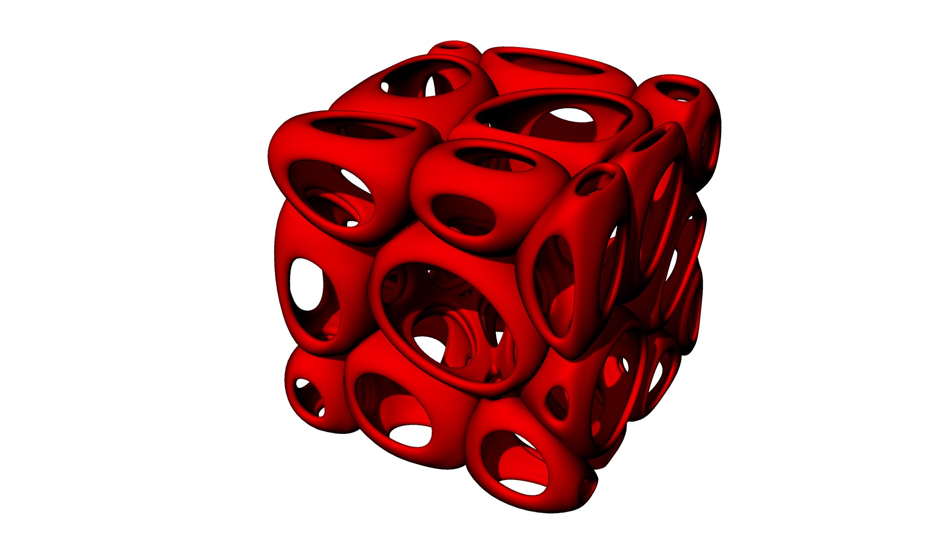 3D Smooth Voronoi Cube Cells 02 Model - TurboSquid 1822336