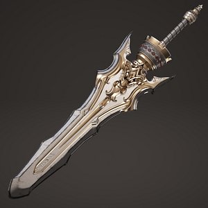 fantasy sword 3D model
