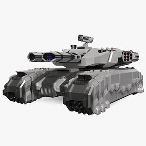 Fantastic Heavy Tank White 3D