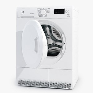washing machine electrolux 3d obj
