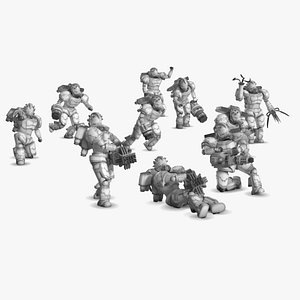 Free Soldier 3D Models for Download