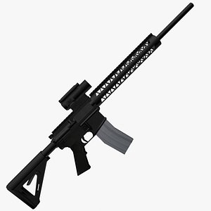 3d model of ar15