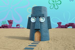 squidward s house 3D model