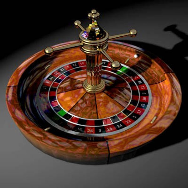 roulette wheel 3d model